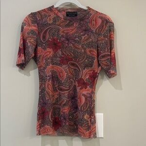 Johnny Was Paisley Print Women's Top